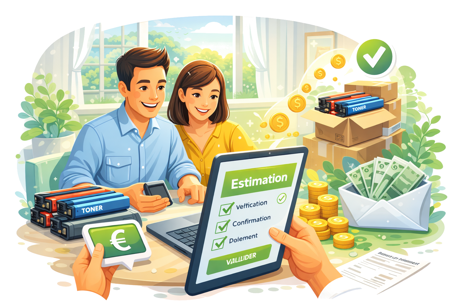 revendre toner cartouche